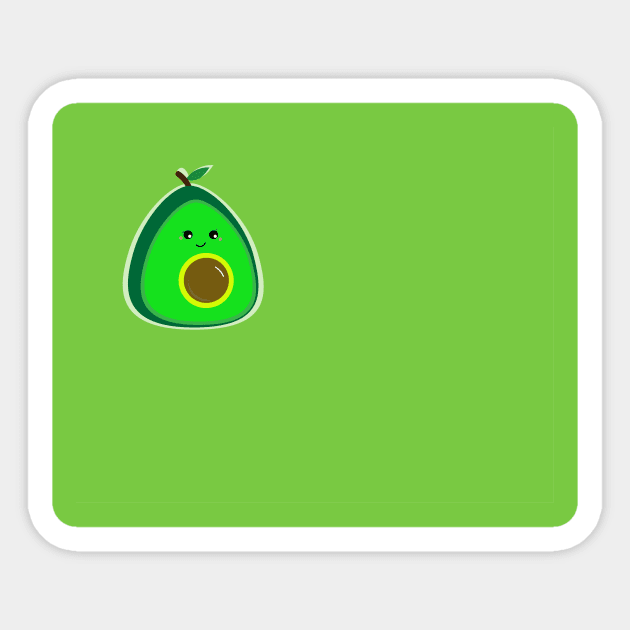 Cute funny avocado Sticker by sepimeew